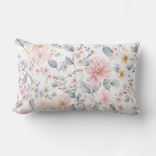 Vintage Boho Pastell Blumenmuster Kissen