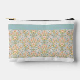 Vintage Boho Pastell-Wildblumen-Großschreibtischma Zubehörtasche