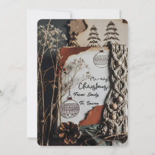 Vintage Boho Rustikal Makramee Weihnachten Individ