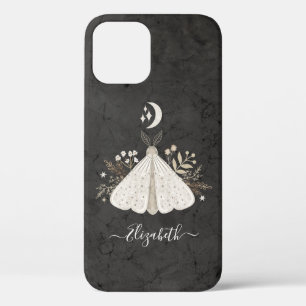 Vintage Boho Schwarz Weiß Schmetterling Case-Mate iPhone Hülle