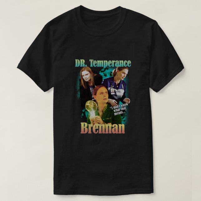 VINTAGE - Bones Dr Temperance Brennan   T-Shirt (Design vorne)