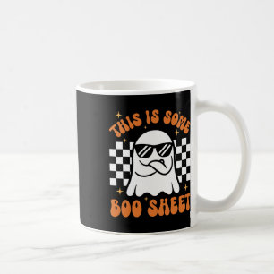Vintage Boo Lustiger Halloween-Geist Das Ist Hallo Kaffeetasse
