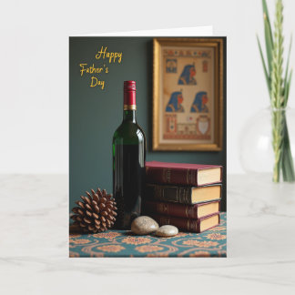 Vintage Book Fathers Day Card Karte
