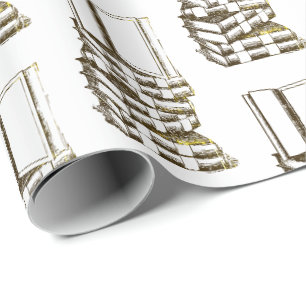 Vintage Books Geschenkpapier