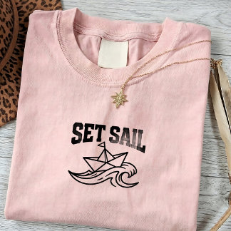 Vintage-Boot-Reise-T-Shirt T-Shirt