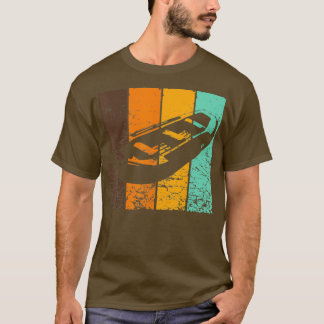 Vintage-Boot Weißwasser-Rafting Rafter Floß T-Shirt