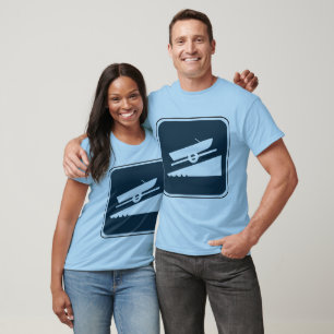 Vintage-Bootschild T-Shirt