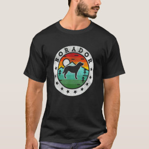 Vintage Borador Retro Hundemama Vater T-Shirt