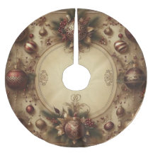 Vintage Bordeaux und Gold Weihnachten 
