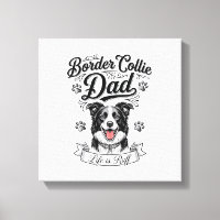 Vintage Border Collie Dad Gravur Hund Shirt Desi