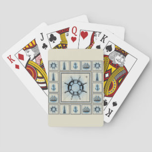 Vintage Bordverkleidung Spielkarten