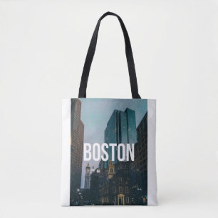 Vintage-Boston-Stadtansicht-Druck - Historische Ar