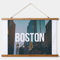 Vintage-Boston-Stadtansicht-Druck - Historische Ar