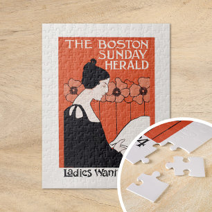 Vintage Boston Sunday Herald Puzzle