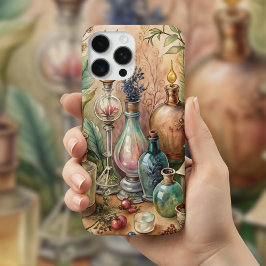 Vintage Botanical Apothecary Bottles iPhone 16 Pro Max Hülle