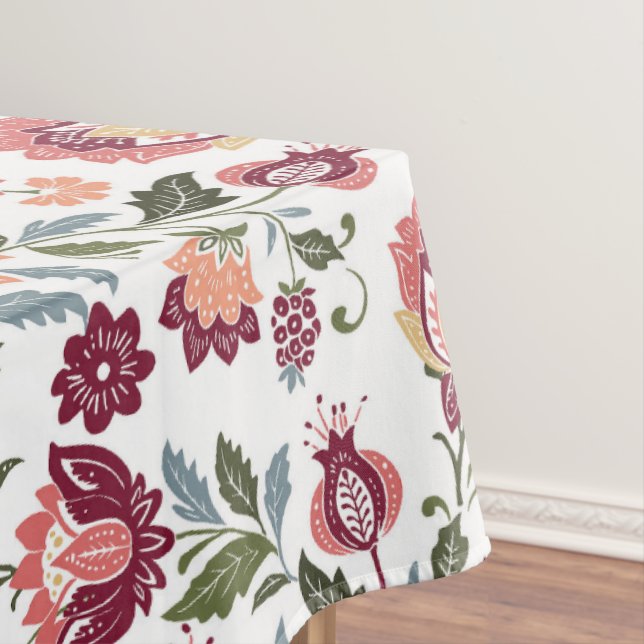 Vintage Botanical-Farbdurchgängiges Design Tischdecke (Beispiel)