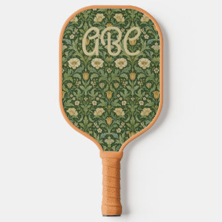 Vintage Botanical Grün Pickleball Schläger