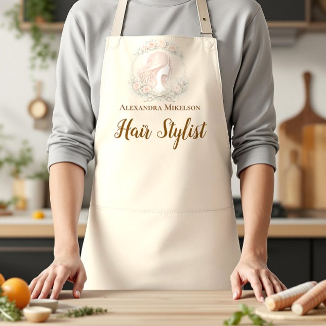 Vintage Botanical Hairstylist Schürze (Von Creator hochgeladen)