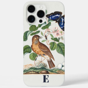 Vintage-Botanik-Vogel-Personalisiertes-Monogramm-Ä iPhone 16 Pro Max Hülle