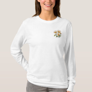 Vintage-Botanikdruck mit einer Wildblumen-Frühling T-Shirt