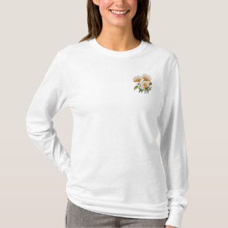 Vintage-Botanikdruck mit einer Wildblumen-Frühling T-Shirt