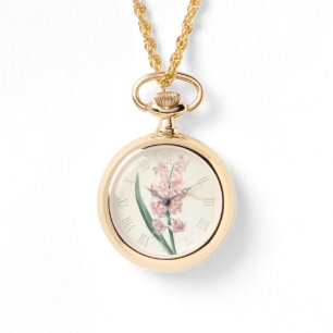 Vintage Botanische Aquarellfarben Hyacinth W Watch Armbanduhr