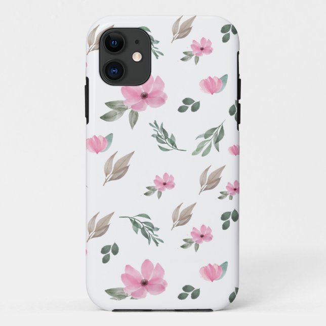 Vintage botanische Blume Case-Mate iPhone Hülle (Rückseite)