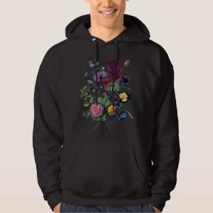Vintage botanische Blume Wildblume Garten Botanik Hoodie