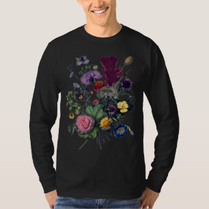 Vintage botanische Blume Wildblume Garten Botanik T-Shirt