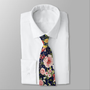 Vintage botanische Blumen Gärtner Florist Krawatte