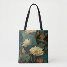 Vintage Botanische Blumige Tasche | Boho Natur