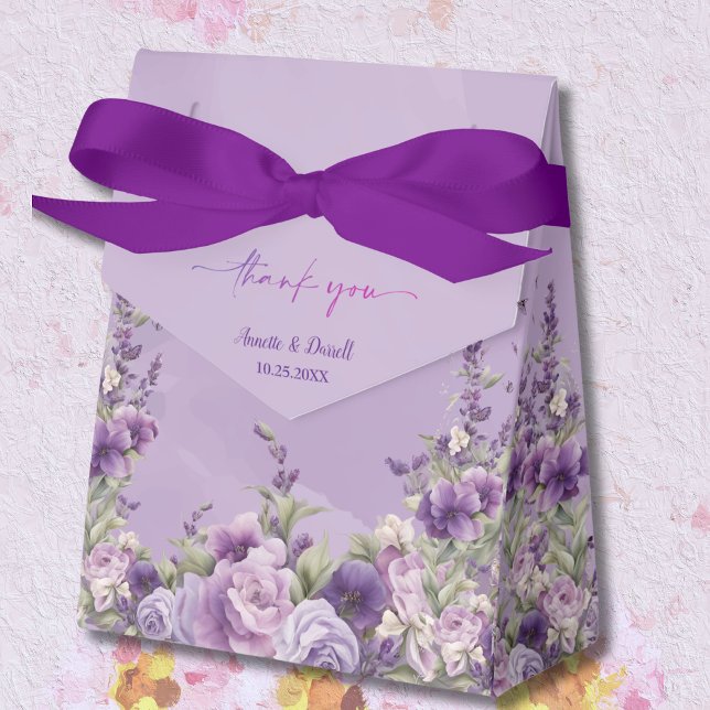 Vintage Botanische Butterfly-Hochzeit Geschenkschachtel (Von Creator hochgeladen)