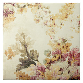 Vintage botanische Dekoration - Keramik Tile Fliese