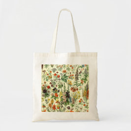 Vintage Botanische Drucktasche Tragetasche
