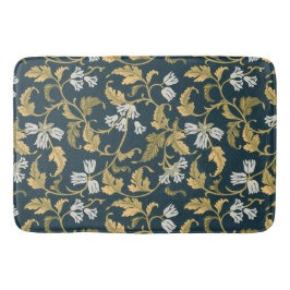 Vintage botanische Eleganz Badematte