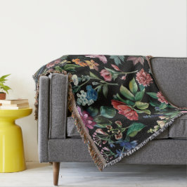 Vintage botanische Eleganz Decke