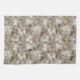 Vintage botanische Eleganz Geschirrtuch