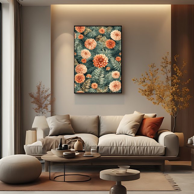 Vintage botanische Eleganz Poster (Von Creator hochgeladen)