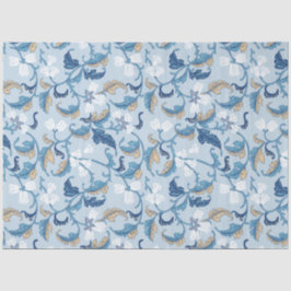 Vintage botanische Eleganz Seidenpapier