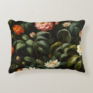 Vintage botanische florale Gartenstilleben Dekokissen
