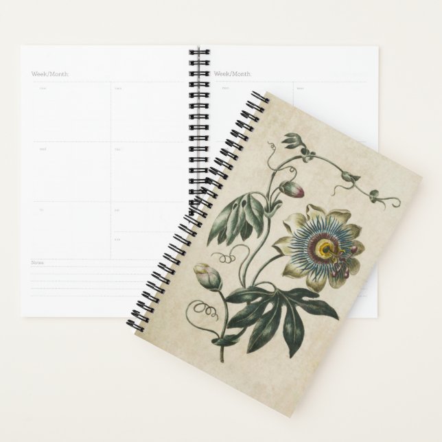 Vintage botanische florale Leidenschaft Blume Planer (Anzeige)
