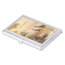 Vintage botanische Giraffen, anpassbar