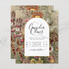 Vintage Botanische Hochzeit in Burgund