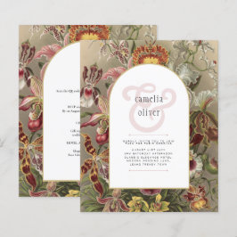 Vintage Botanische Hochzeit in Burgund