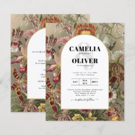 Vintage Botanische Hochzeit in Burgund