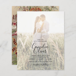 Vintage Botanische Hochzeit in Burgund