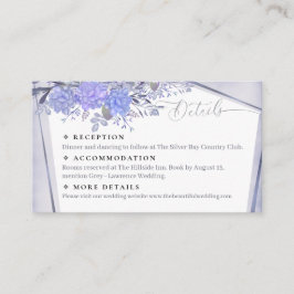 Vintage botanische Hochzeitskarte Begleitkarte