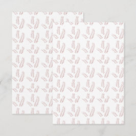 Vintage botanische Illustration - Elegante Kunst,  Dankeskarte