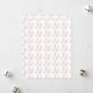 Vintage botanische Illustration - Elegante Kunst,  Feiertagskarte