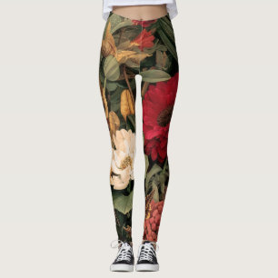 Vintage botanische Illustration Leggings